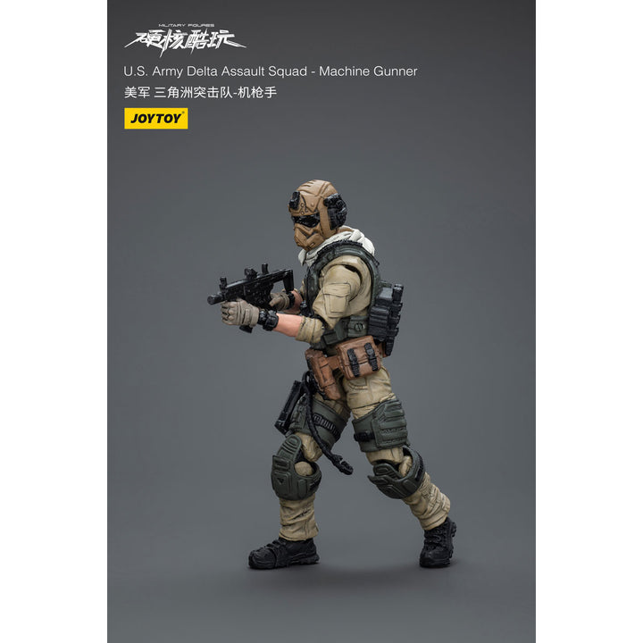 ハードコア・コールドプレイ 米軍デルタ突撃隊 機関銃手 U.S.Army Delta Assault Squad-Machine Gunner 1/18スケール