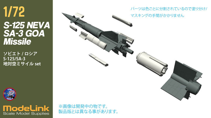 1/72 ソヴィエト/ロシア SA-3 S125 地対空ミサイル