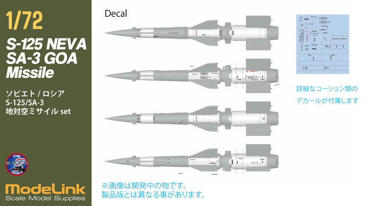 1/72 ソヴィエト/ロシア SA-3 S125 地対空ミサイル