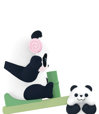 (単品販売)PANDA ROLL キンダーガーデンシリーズ