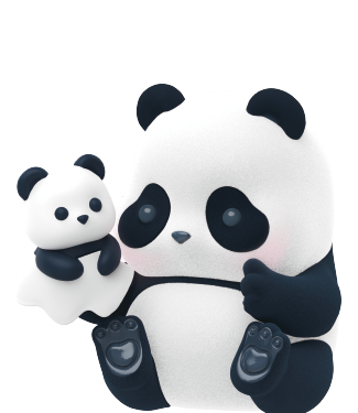 (単品販売)PANDA ROLL キンダーガーデンシリーズ