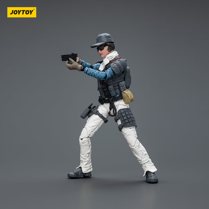 ハードコア・コールドプレイ アミービルダー プロモーションパックフィギュア25 女性戦闘員 1/18スケール