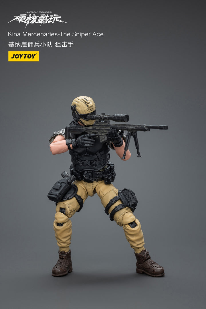 ハードコア・コールドプレイ キナ傭兵隊 エーススナイパー 1/18スケール