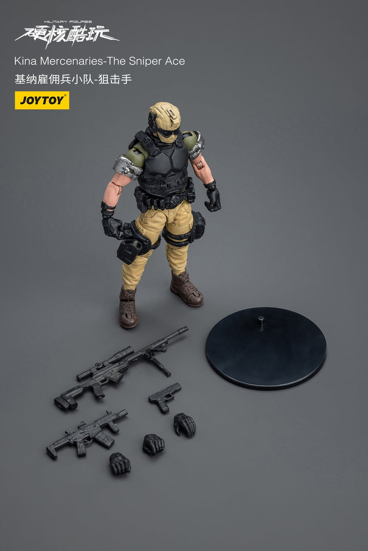 ハードコア・コールドプレイ キナ傭兵隊 エーススナイパー 1/18スケール