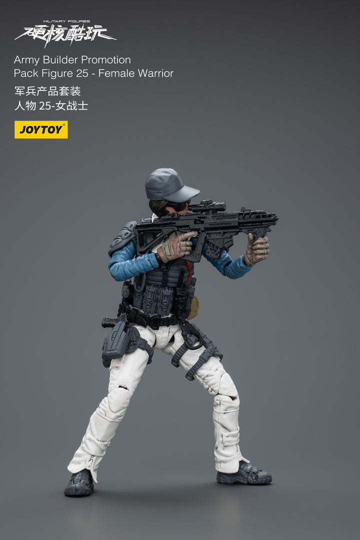 ハードコア・コールドプレイ アミービルダー プロモーションパックフィギュア25 女性戦闘員 1/18スケール