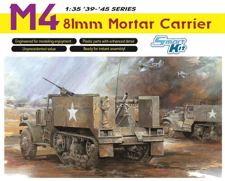 1/35 WW.II アメリカ軍 M4 81mm 自走迫撃砲 金属砲身/3Dプリント ヘッドライトガード＆ホーンガード 付属