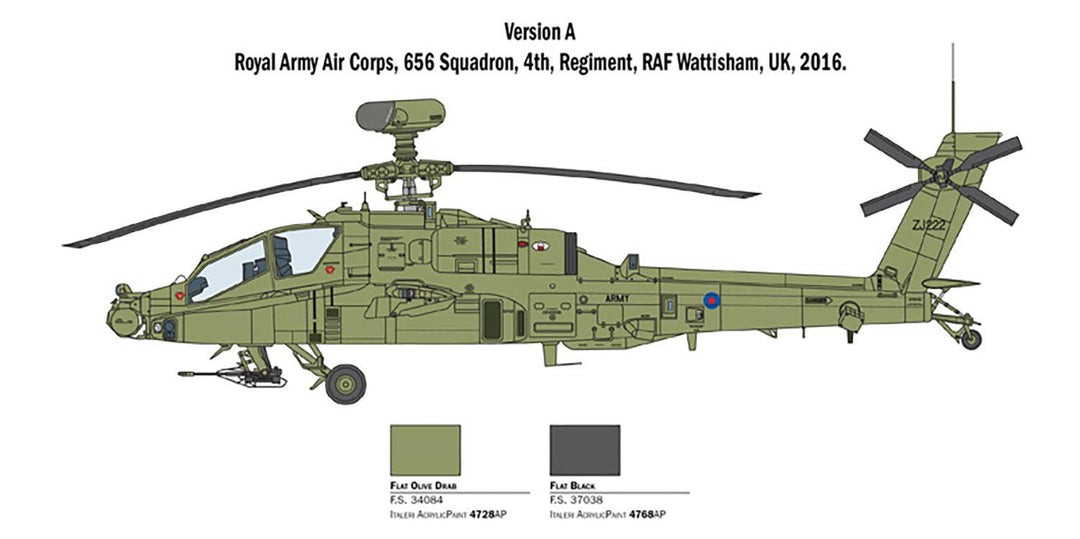 1/48 アメリカ陸軍 AH-64D アパッチ・ロングボウ