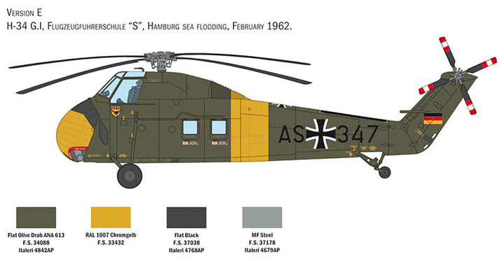 1/48 アメリカ陸軍 H-34A パイレーツ/アメリカ海兵隊 UH-34D