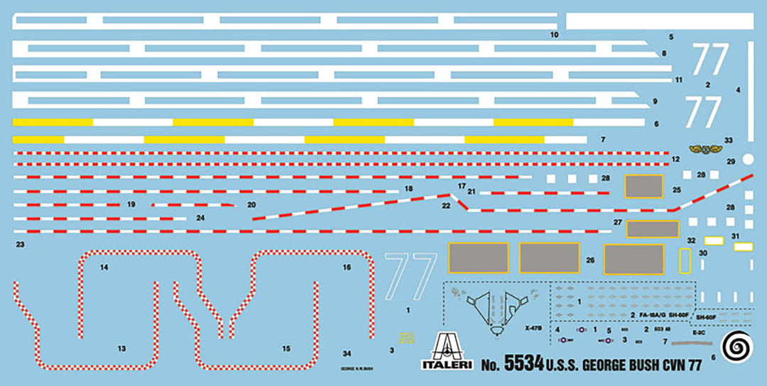 1/720 アメリカ海軍 原子力空母 ジョージ・H・W・ブッシュ CVN-77