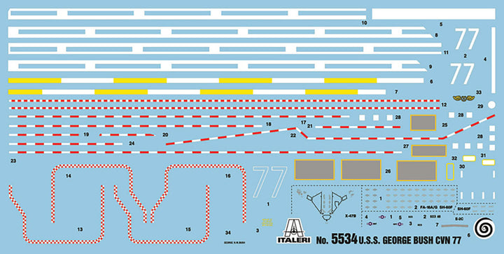 1/720 アメリカ海軍 原子力空母 ジョージ・H・W・ブッシュ CVN-77