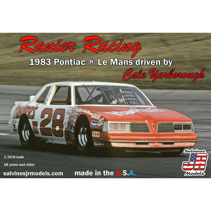 Salvinos JR Models(サルビノス J・R モデル) NASCAR ラニアレーシング 1983 ポンティアック ル・マン "ケール・ヤーボロー" 1/24スケール 未塗装組立キット