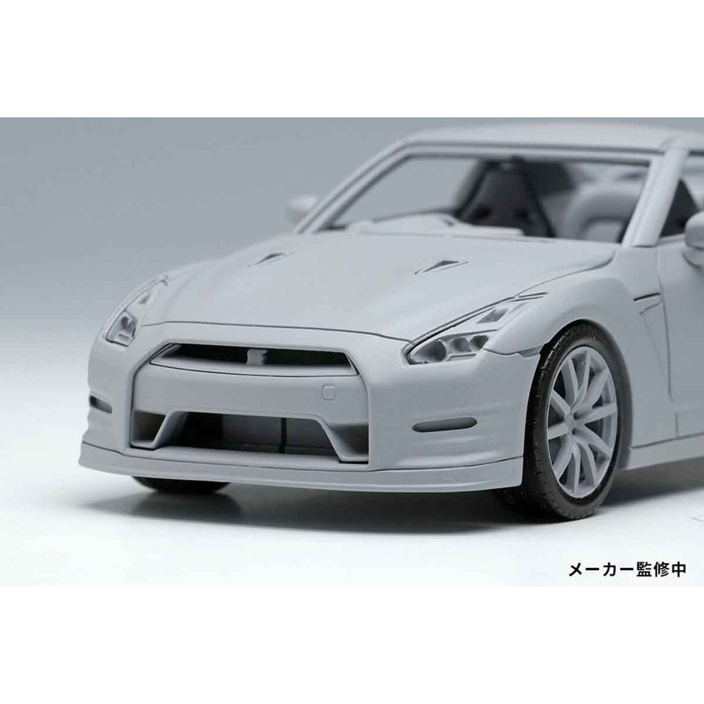 Make Up(メイクアップ) NISSAN GT-R 2014 (Premium edition) オーロラフレアブルーパール  EIDOLON(アイドロン) 1/43スケール 塗装済みミニカー