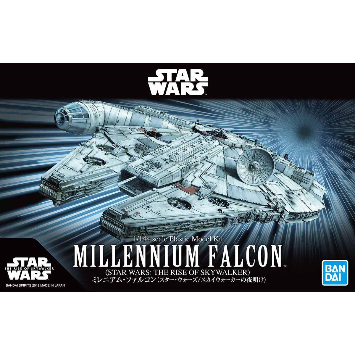 1/144 STARWARS ペーパークラフト完成品 ミレニアムファルコン ＜美品 