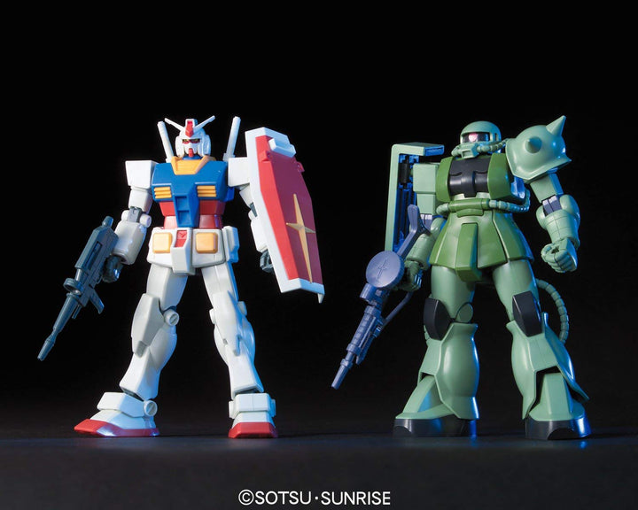 HGUC ガンプラスターターセット ガンダムvs.量産型ザク 1/144スケール