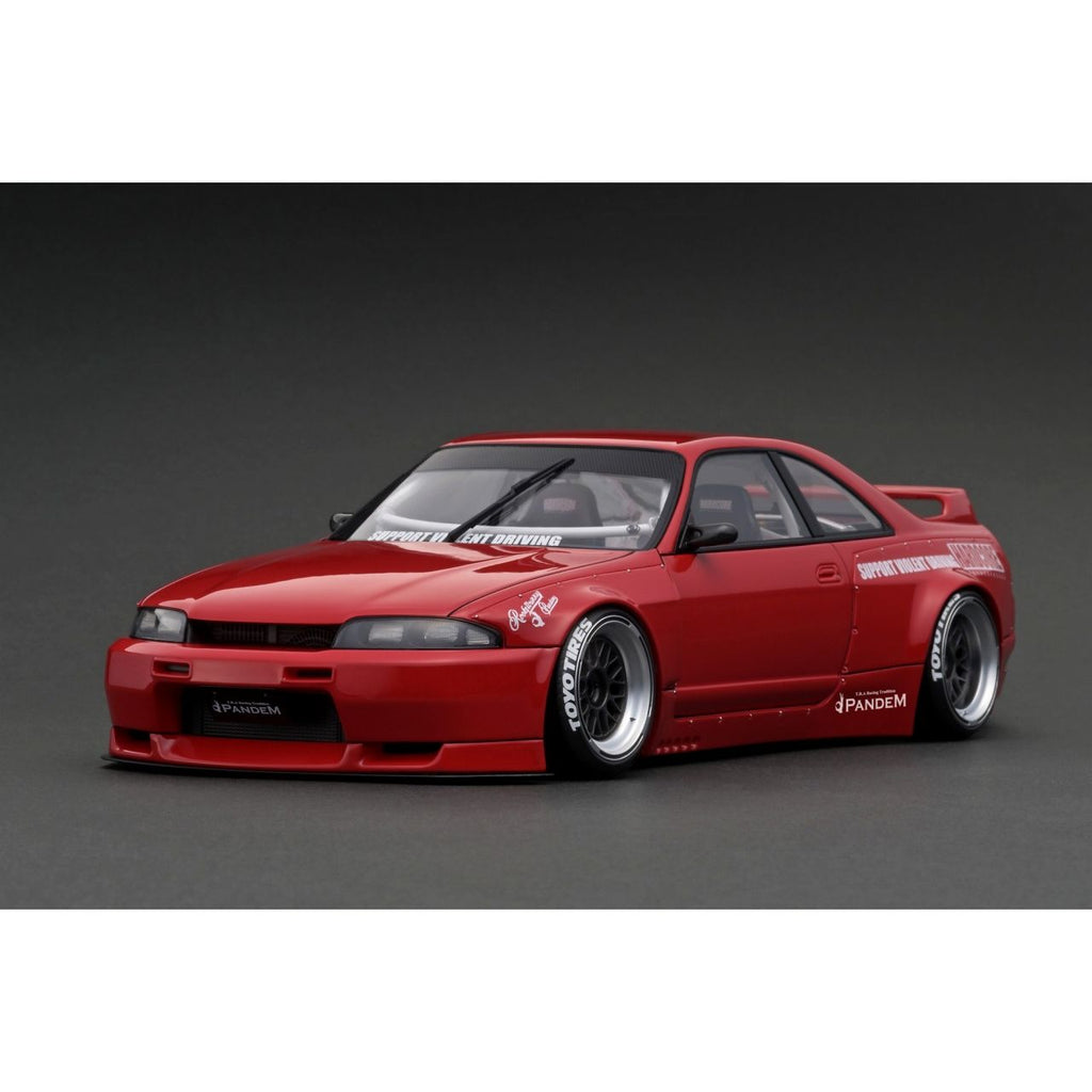 ignition model(イグニッションモデル) PANDEM GT-R (BCNR33) Red (1/18 Scale) 1/18スケール  塗装済みミニカー