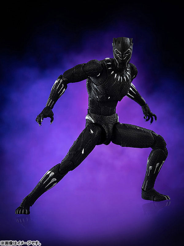 threezero(スリー・ゼロ) DLX Black Panther（DLX ブラックパンサー） 1/12スケール 塗装済み可動フィギュア