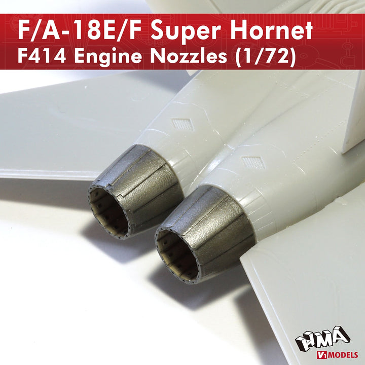 1/72 F/A-18E/Fスーパーホーネット F414エンジンノズル(1/72)