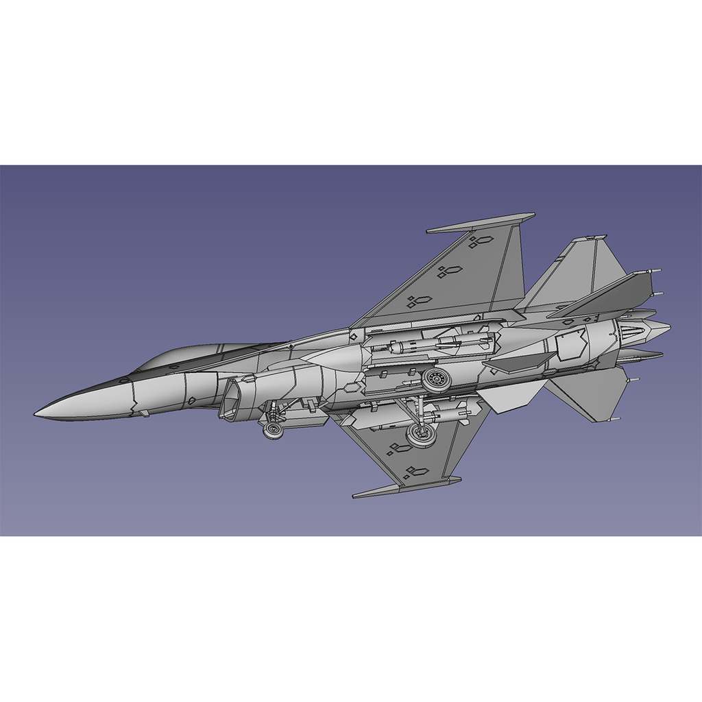 HMA 1/144 機動警察パトレイバー2 the MovieU.S.AIR FORCE F-16改 ナイト・ファルコン 1/144 ガレージキット  組立キット