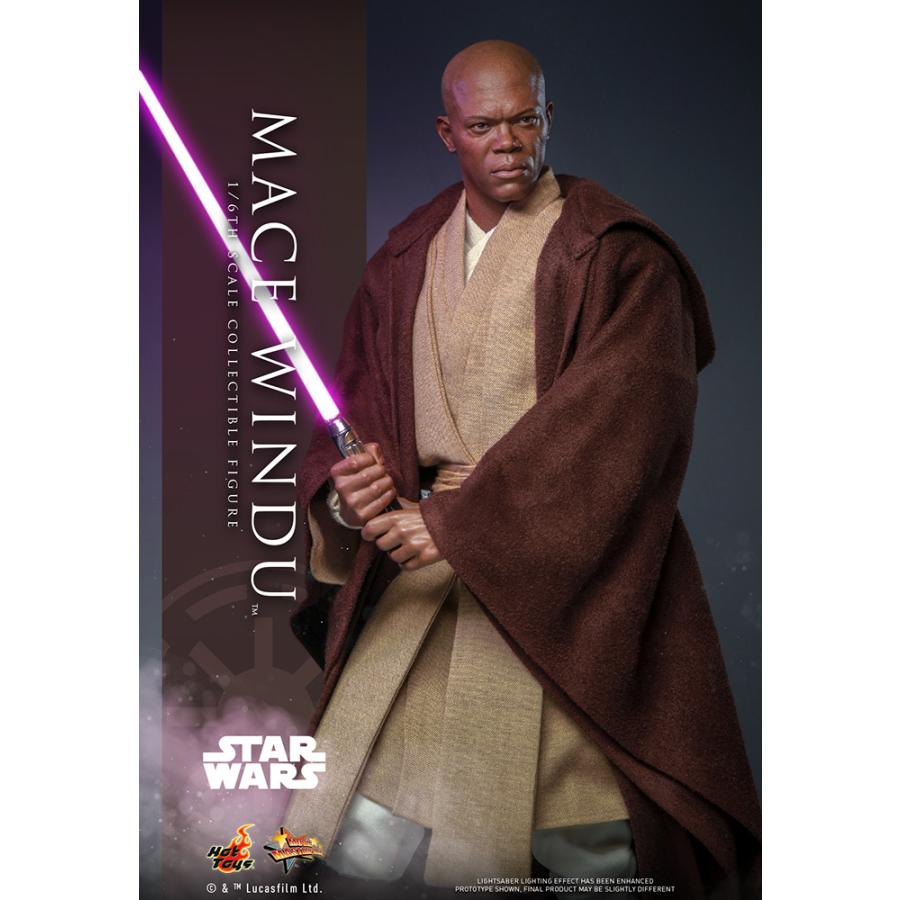 HotToys(ホットトイズ) 『スター・ウォーズ　エピソード２／クローンの攻撃』　メイス・ウィンドゥ ムービー・マスターピース 1/6スケール  塗装済みフィギュア