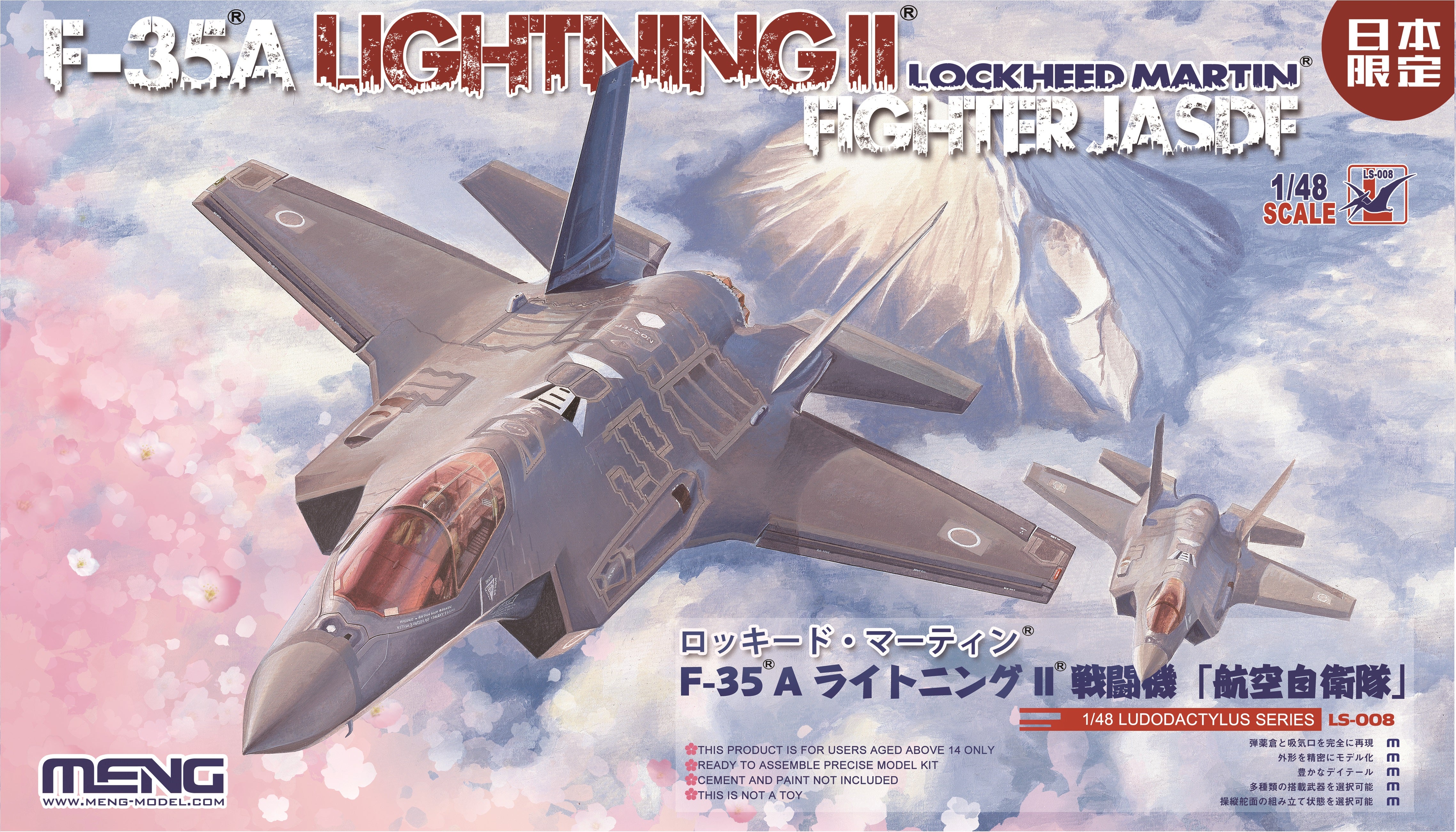 1/48 LS-008 F-35AライトニングII戦闘機 日本限定版 – SOOTANG