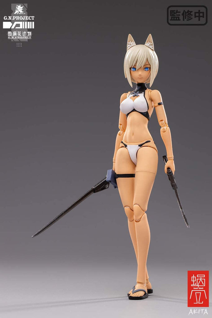 蝸之殼 G.N.PROJECT WOLF001 水着・武装セット 1/12-