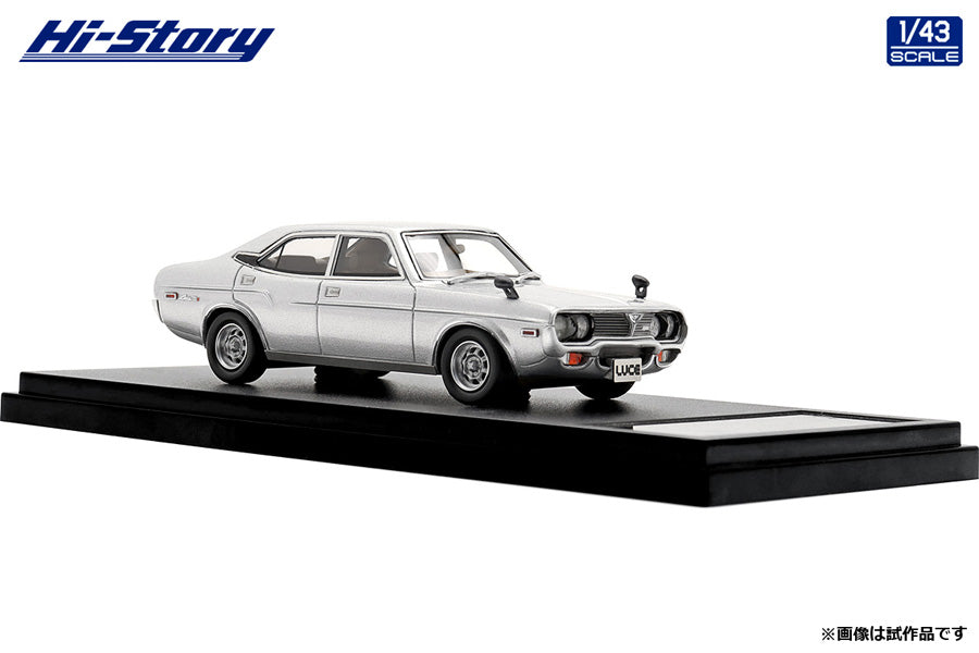 Hi Story(ハイストーリー) 1/43 MAZDA LUCE CUSTOM GR Ⅱ (1972) シルバーメタリック 1/43スケール  塗装済みミニカー