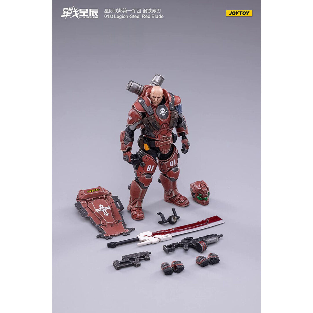 01st レギオン スティール レッドブレード 1/18スケール